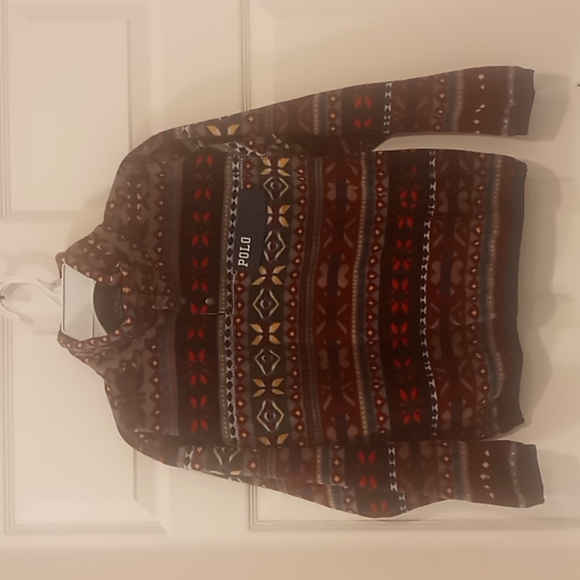 Polo Ralph Lauren Girls Long Sleeves Fair Isle Fleece Pullover NWT 5 & 8/10 - Picture 2 of 7